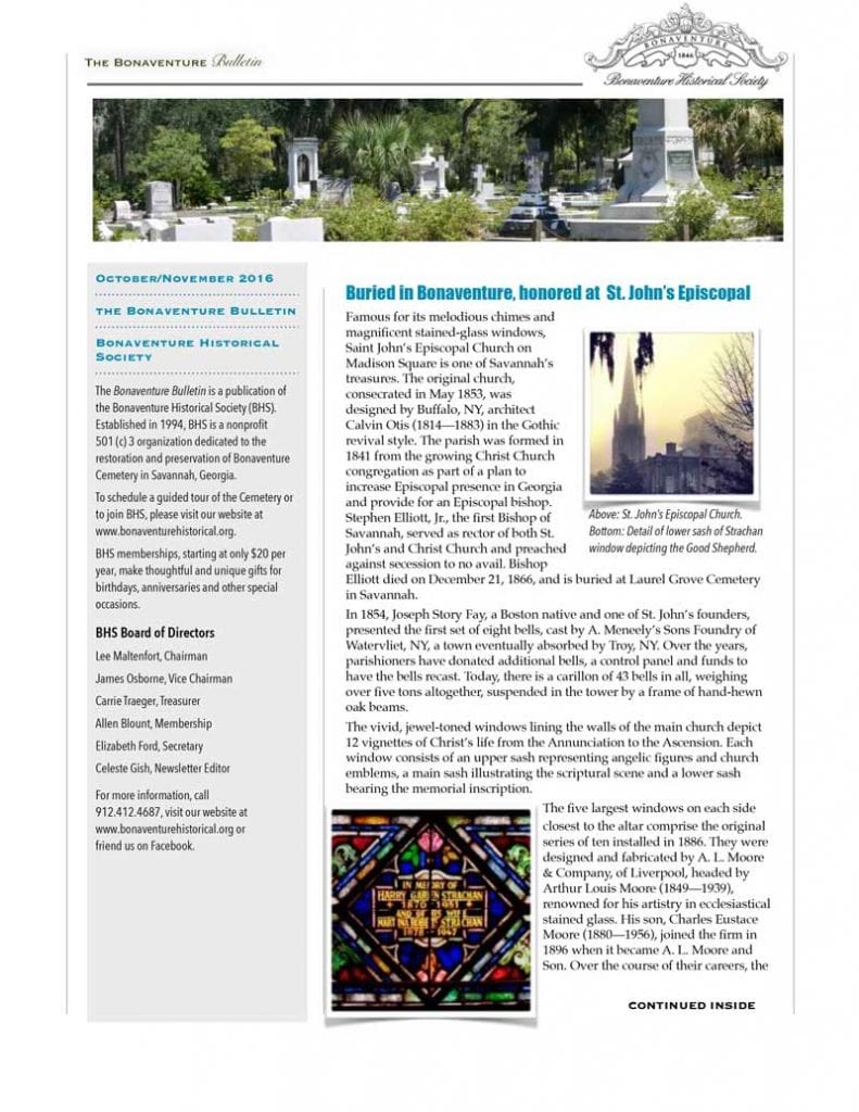 Bonaventure Historical Society Newsletter